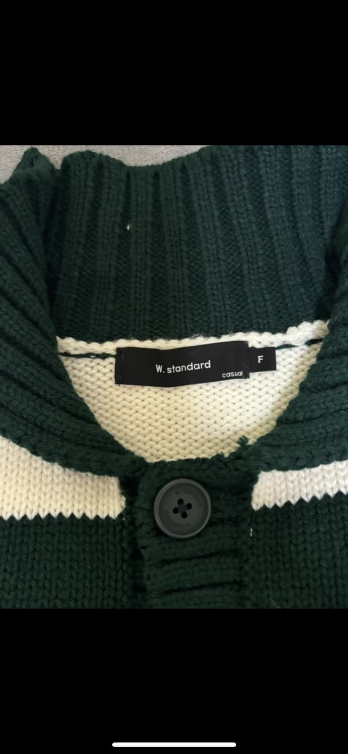 W.Standard 스트라이프 카라 니트 F 상품이미지3