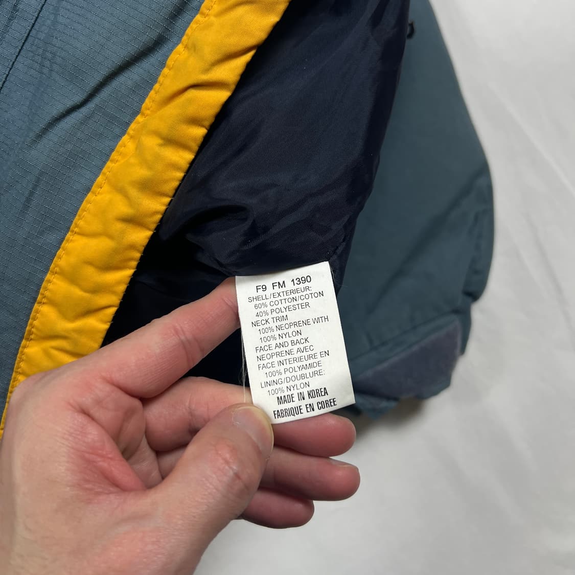 90’s 콜럼비아 스포츠웨어 풀오버 후드 푸퍼자켓 상품이미지9