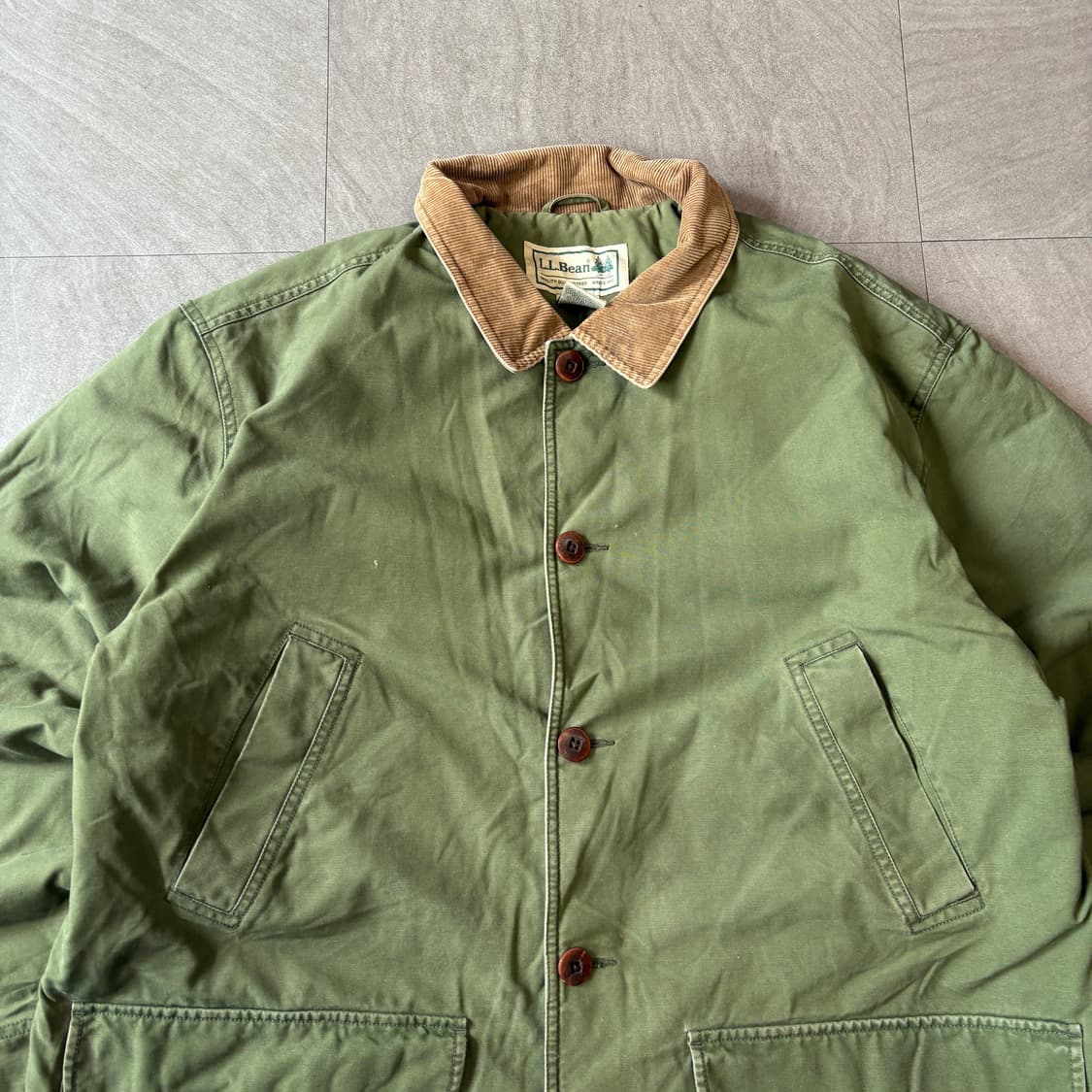 L.L.bean 정품 엘엘빈 카키 헌팅 자켓 상품이미지2