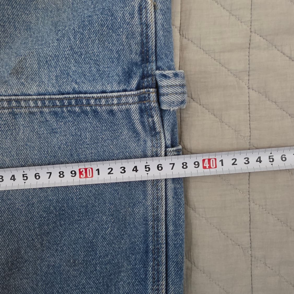 [38X32] 빈티지 칼하트 더블니 B73 DST 데님팬츠 굿 B-21 상품이미지8
