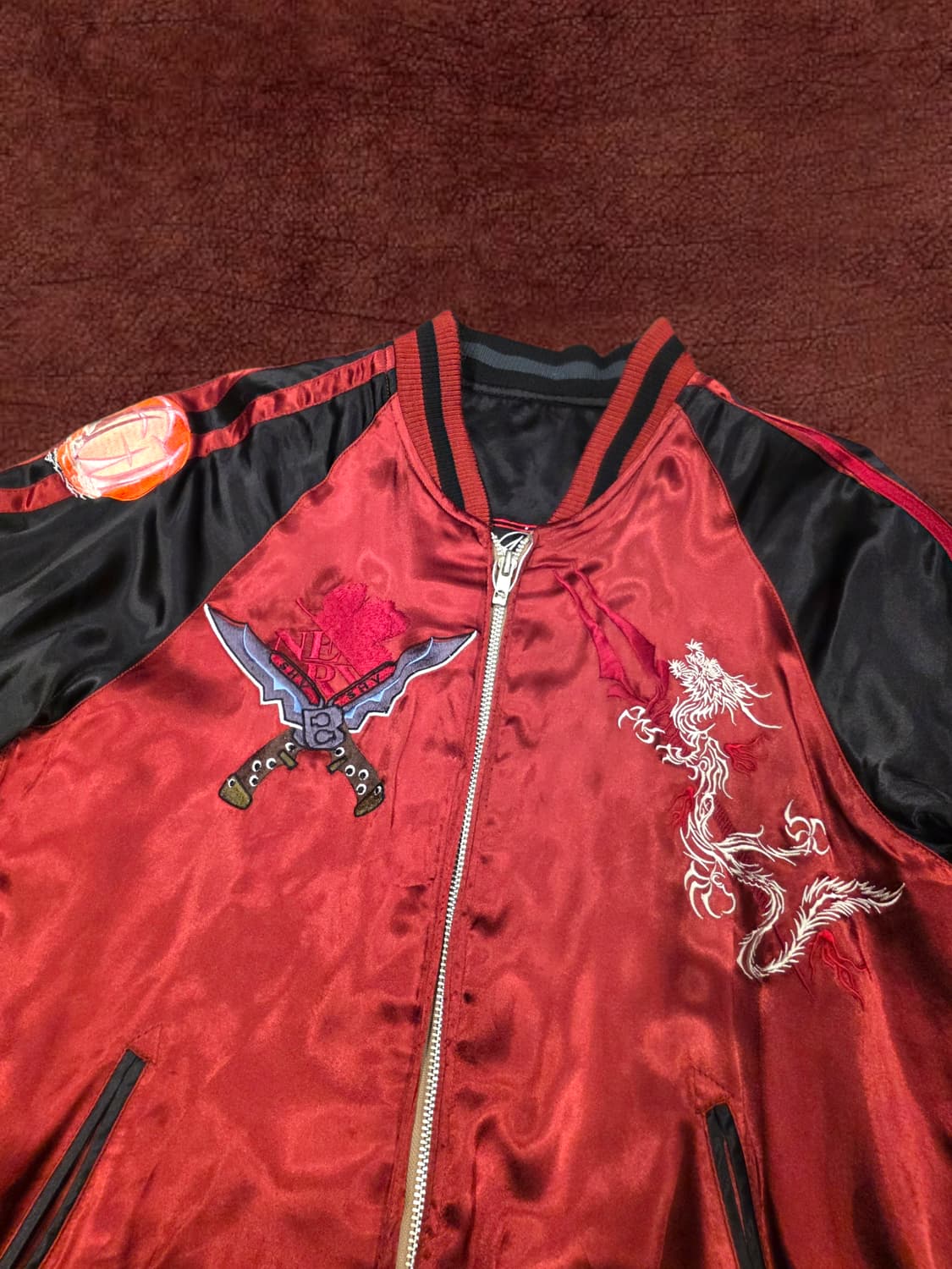 미야비 무스비 X 에반게리온 리버시블 스카잔 상품이미지3