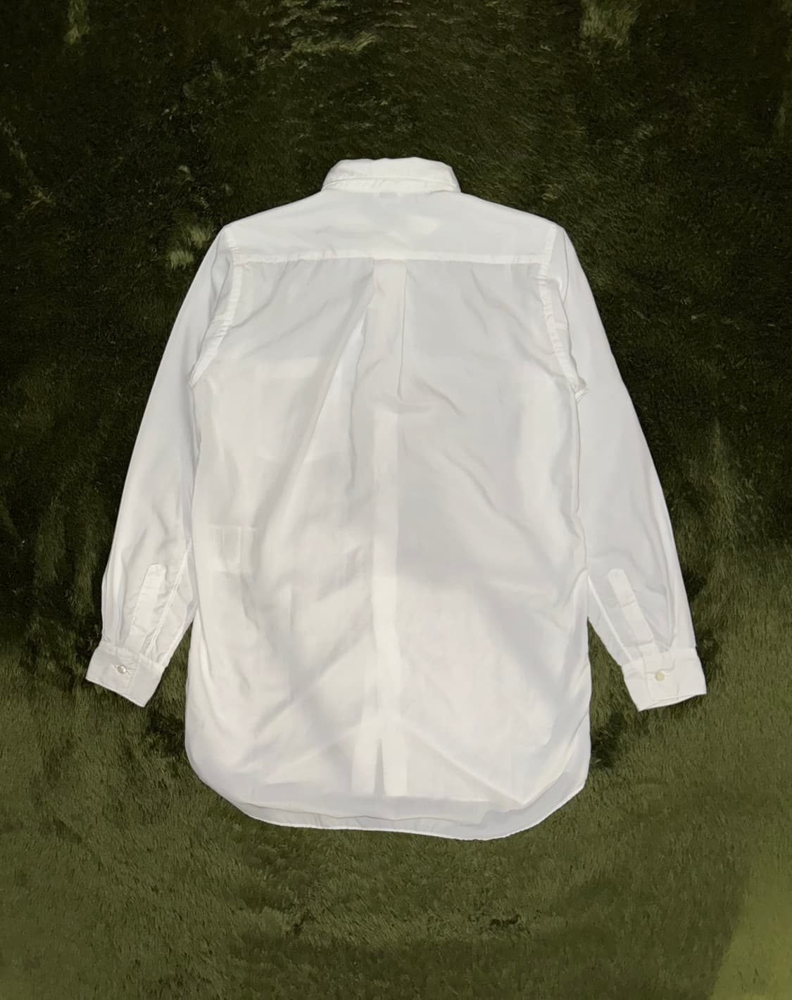 [XS] 꼼데가르송 블랙 22ss 폴리 롱 셔츠 화이트 상품이미지9