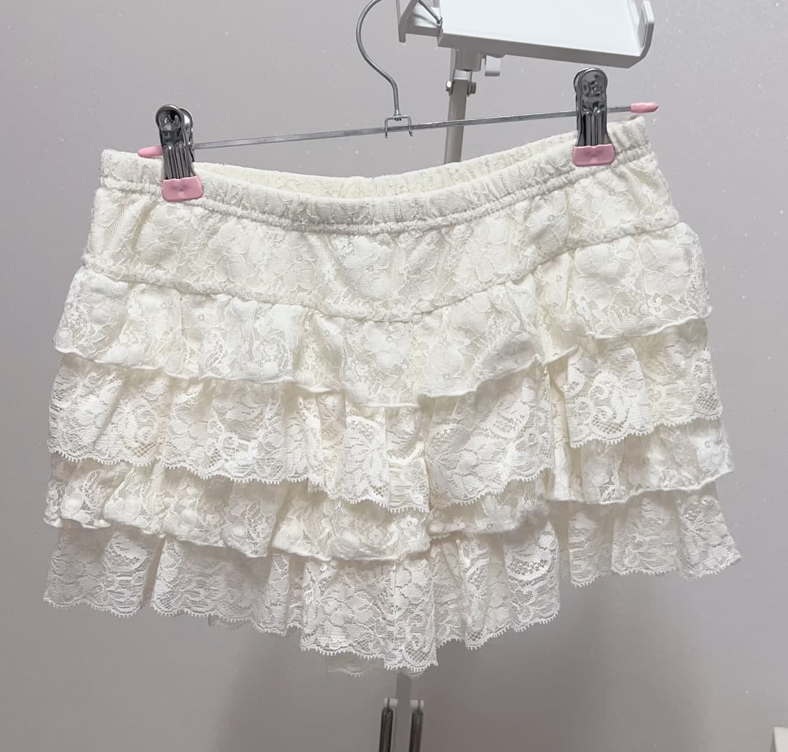 빈티지 갸루 히메갸루 라떼갸루 레이스 캉캉 큐롯 반바지 쇼츠 상품이미지1