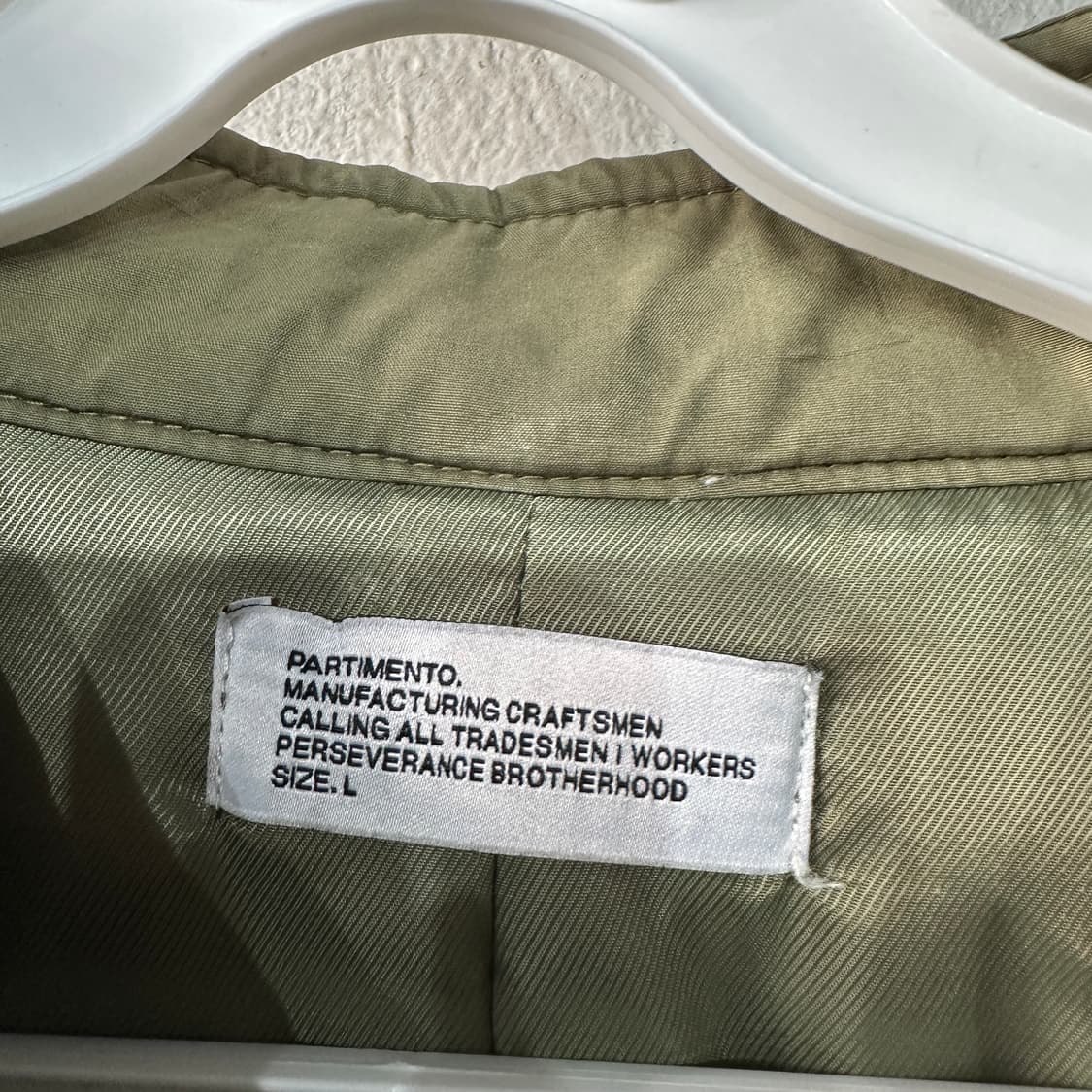 파르티멘토 3M신슐레이트 개파카 롱야상 점퍼 L 상품이미지3