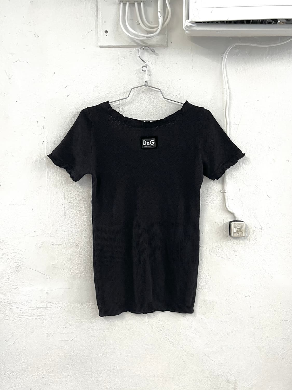 돌체앤가바나 리본 프릴 니트 탑 상품이미지6