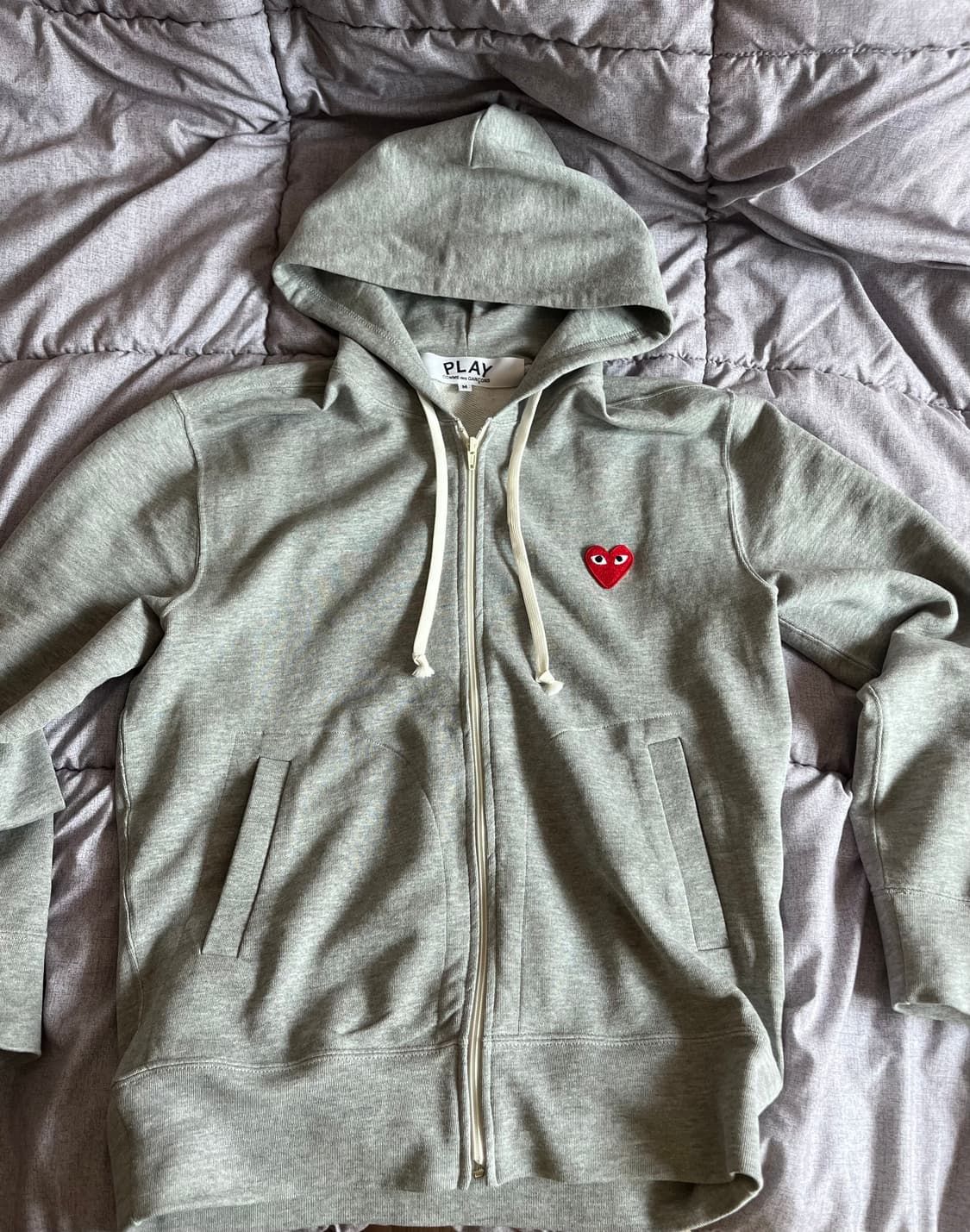 꼼데가르송 후드집업M 상품이미지3