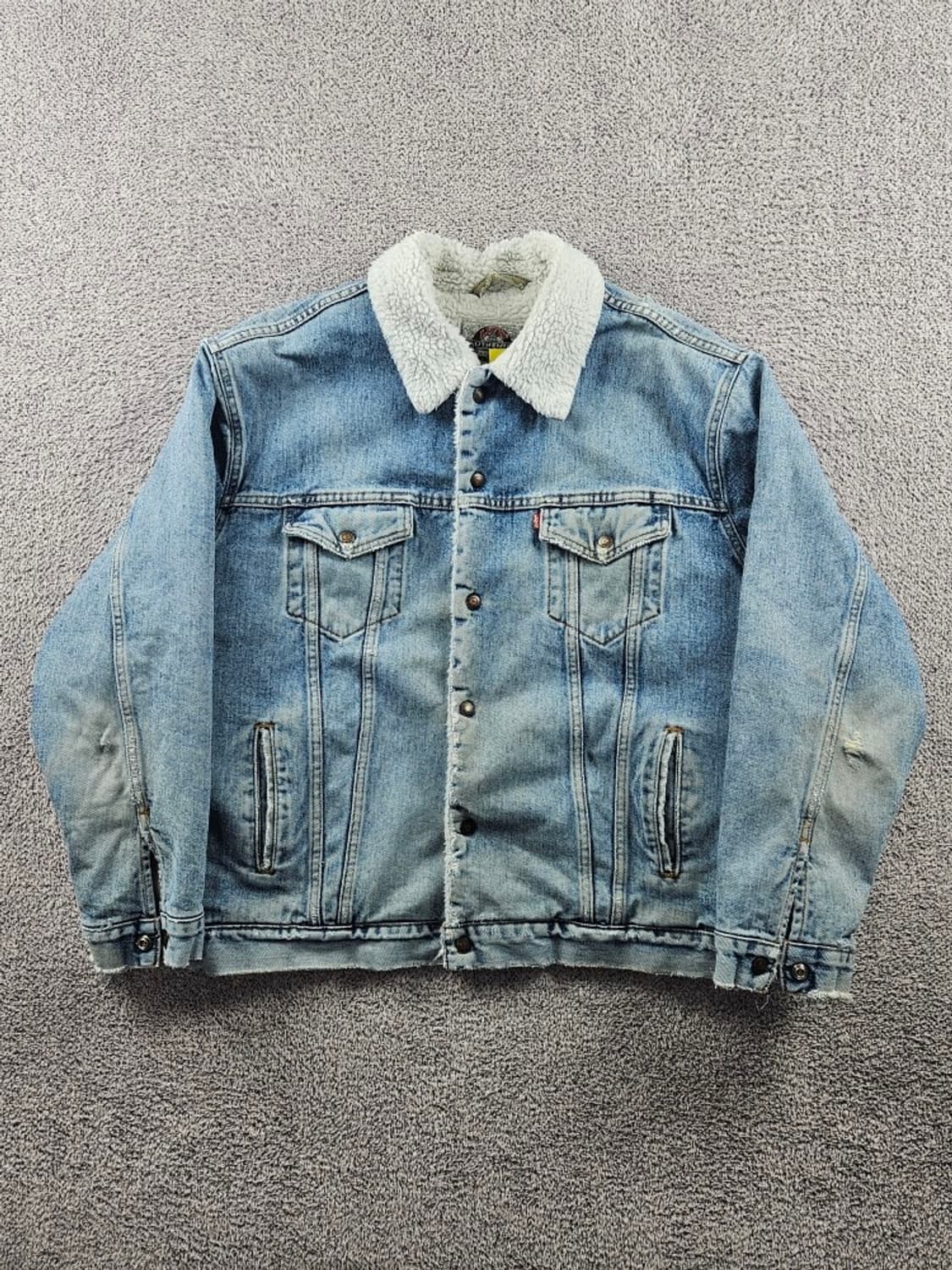 90's USA 리바이스 쉐르파 데님 트러커 자켓 ( XL )/11020 상품이미지2