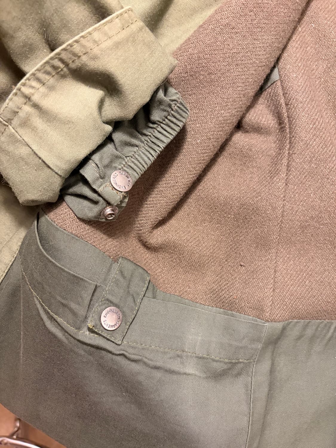 엔지니어드 가먼츠 파이어맨 자켓 카키 M 상품이미지8