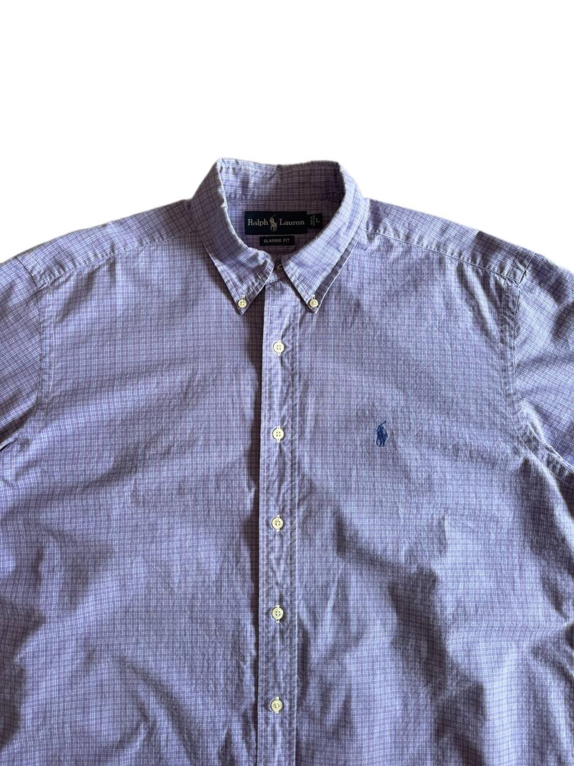 폴로 랄프로렌 버튼다운 반팔 체크셔츠 상품이미지3