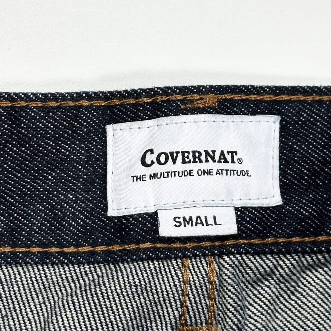 커버낫 C로고 생지 일자 데님 팬츠 (30인치) 상품이미지6