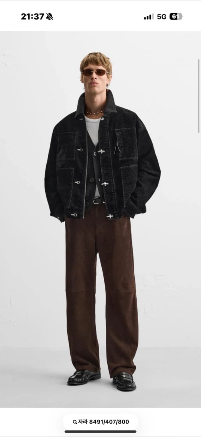 자라 상하이 컬렉션 워크 자켓 상품이미지1