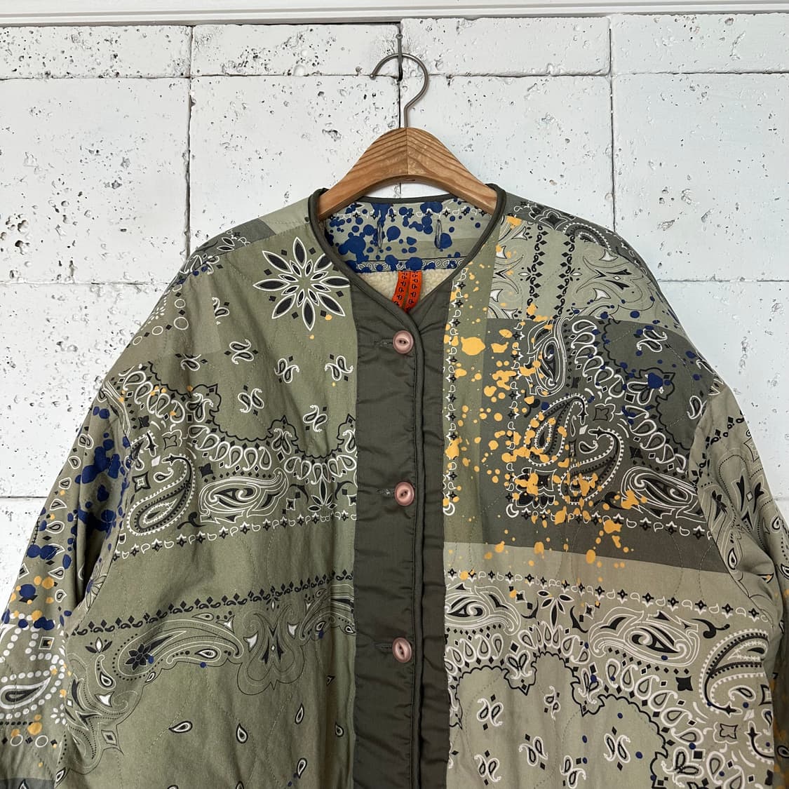 Free gort 코트 페이즐리 리버서블 자켓 남여공용 상품이미지2