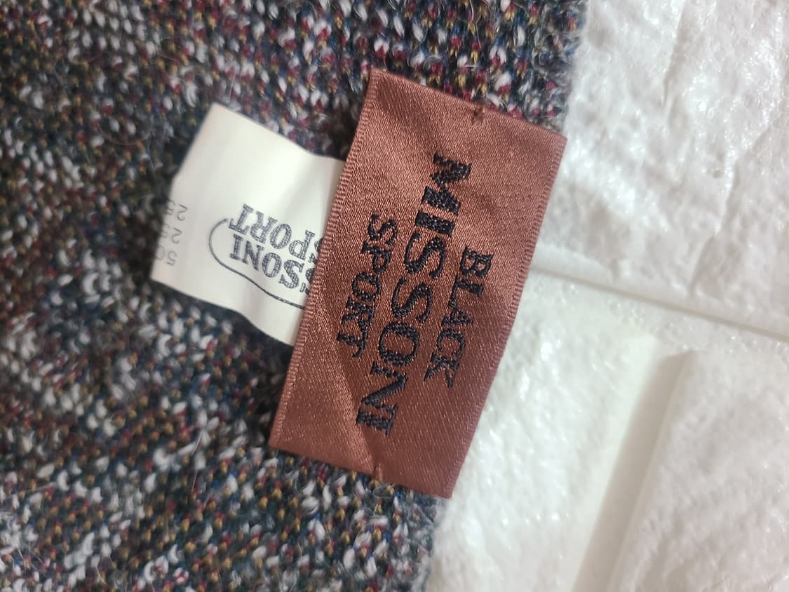 미쏘니 스포츠 패턴 니트 머플러 상품이미지4