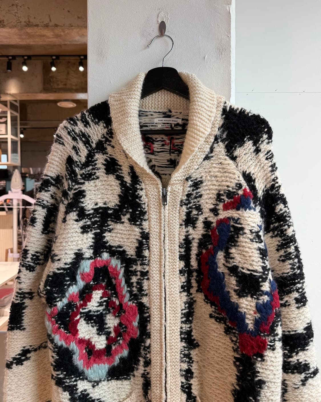 이자벨마랑 아이보리 세라 울 스웨터 가디건  상품이미지3