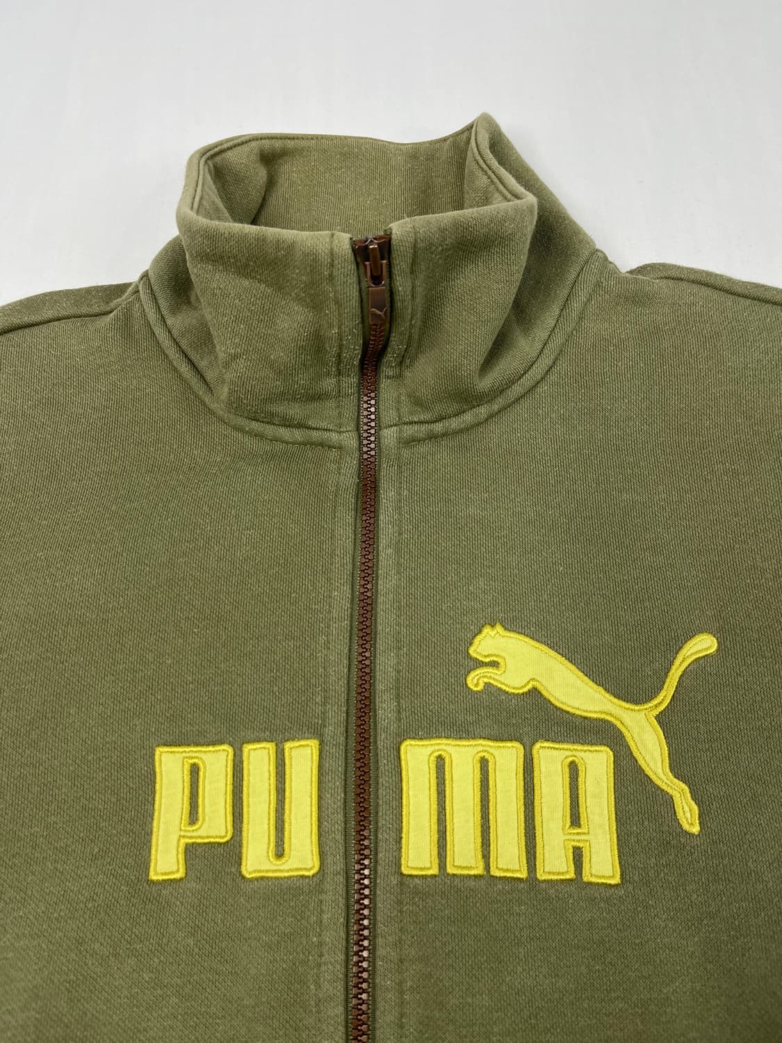 푸마 올리브색 집업 자켓 상품이미지3