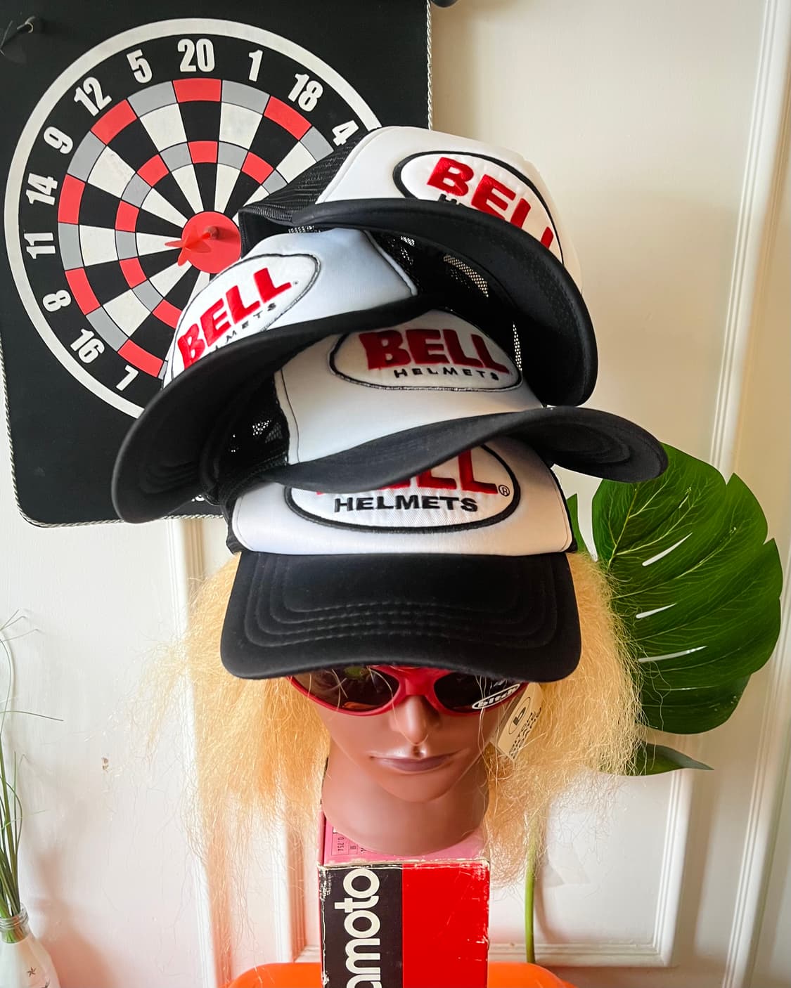 Vintage "BELL Helmets" Patch Trucker Hat 상품이미지6