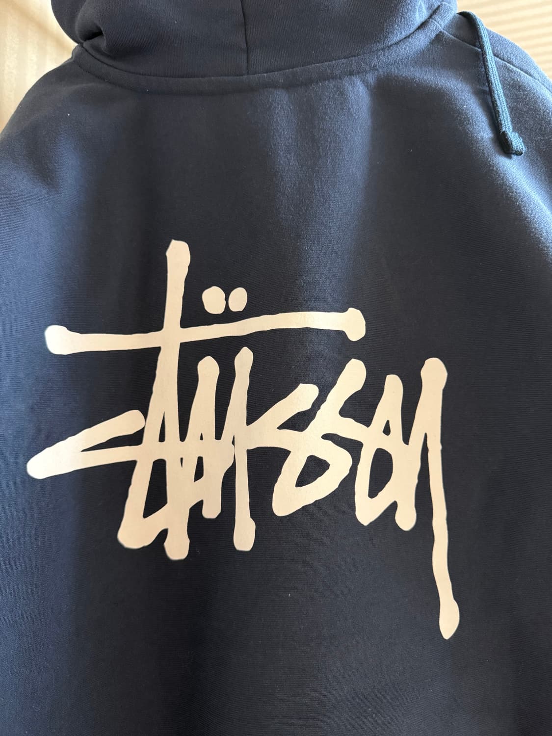 (L)스투시 베이직 후드집업 네이비 상품이미지2