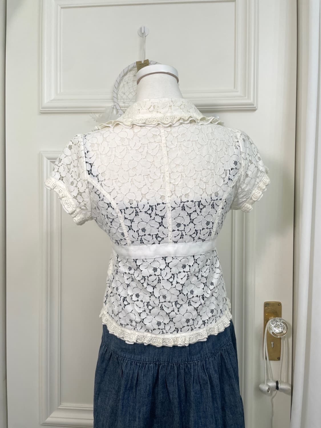 ivory lace summer bolero 상품이미지5