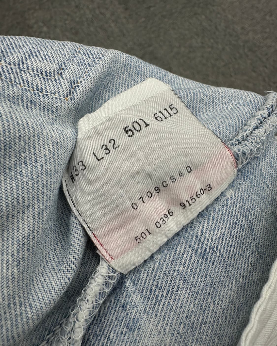 (허단41)90'S 리바이스 USA 501-M1209 상품이미지5