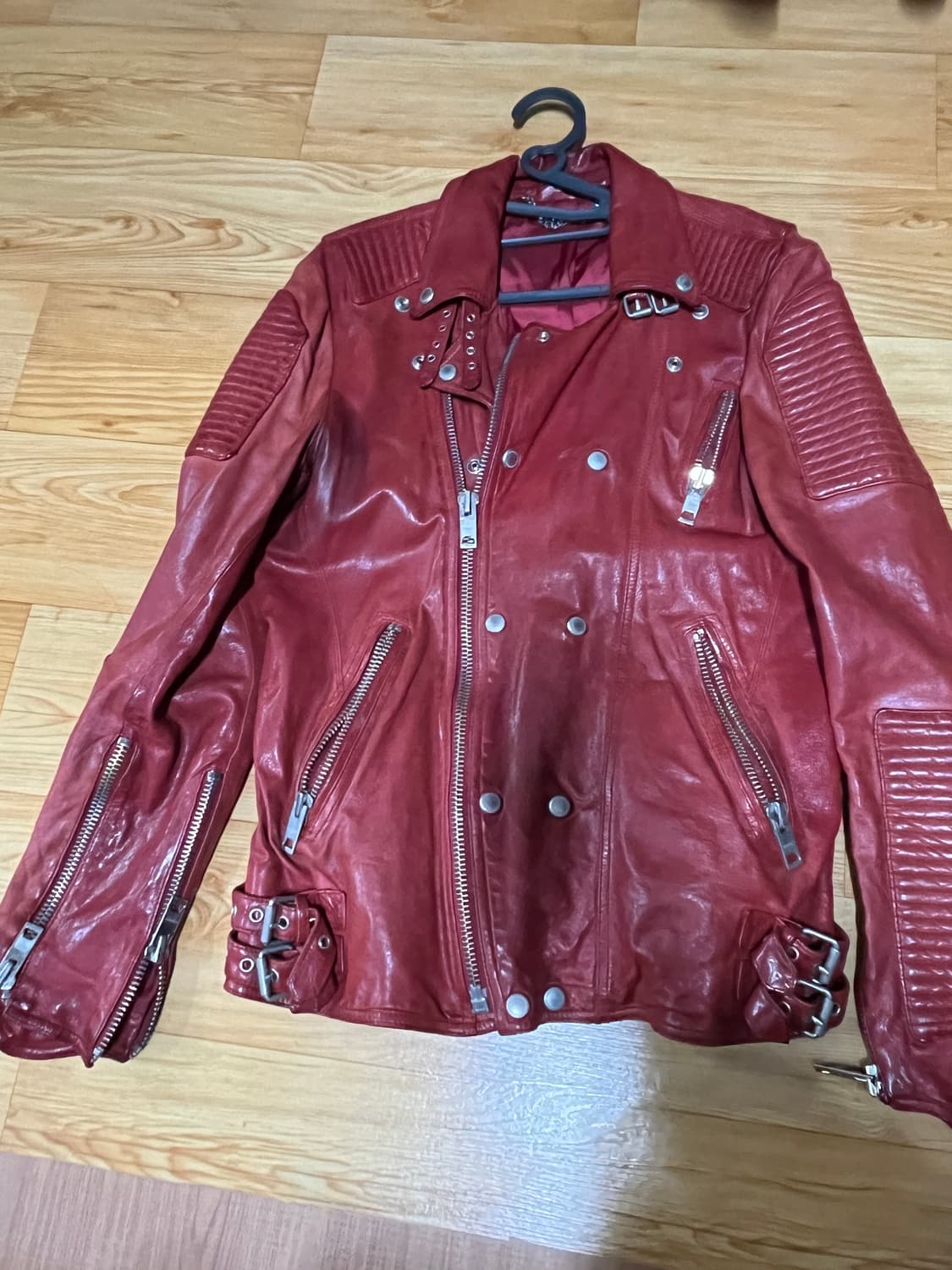 이탈리아산 양가죽 레더 자켓 상품이미지1