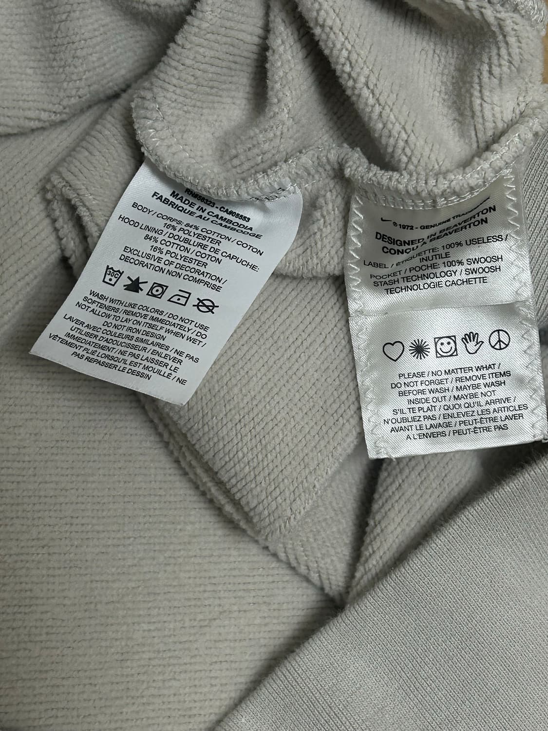 나이키 X skate like a glrl 플리스 라이트 본 오버핏 후드 상품이미지9