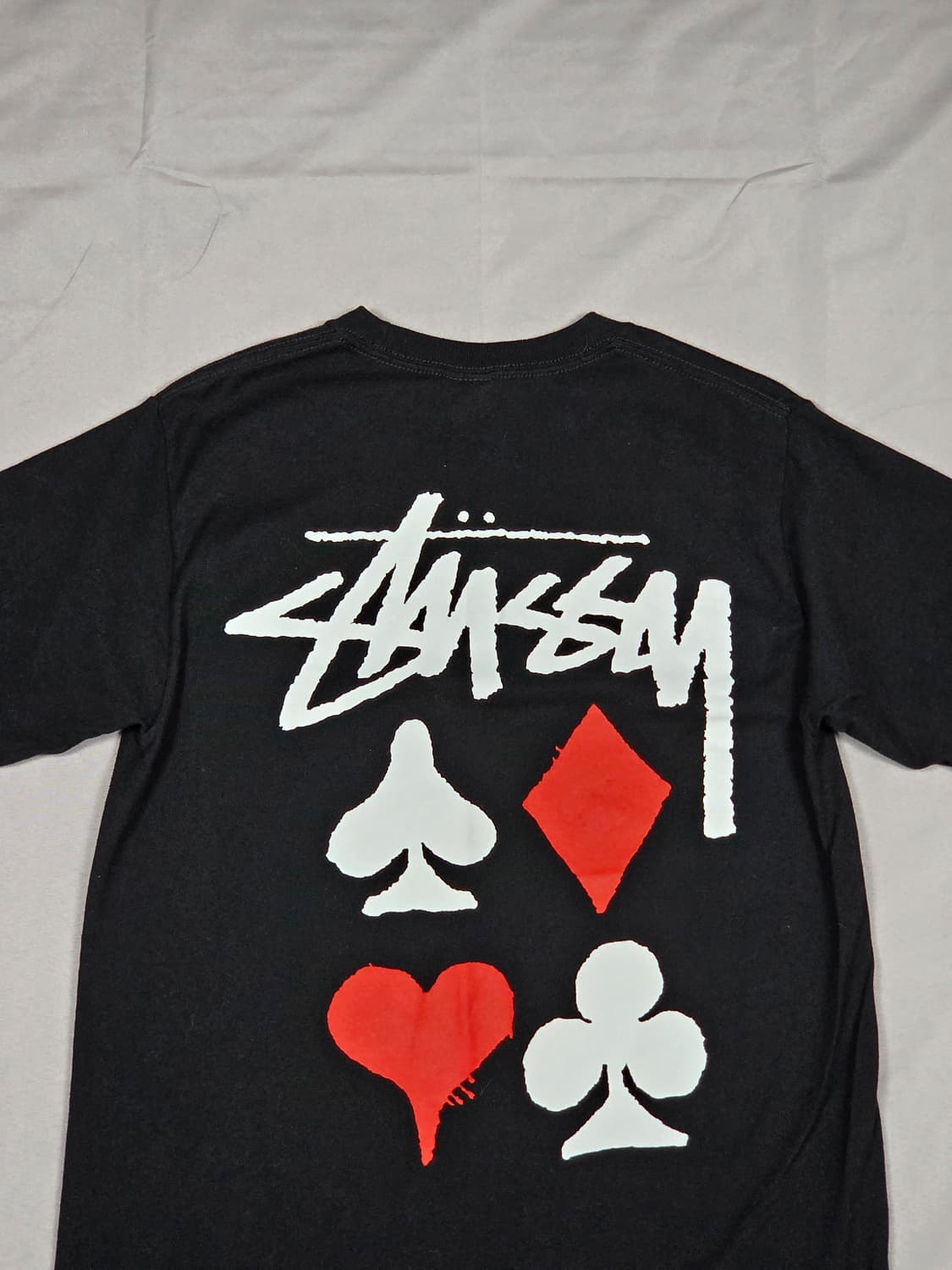 (새상품) [스투시] 트럼프 카드 수트 로고 반팔 티셔츠 | S00079 상품이미지5