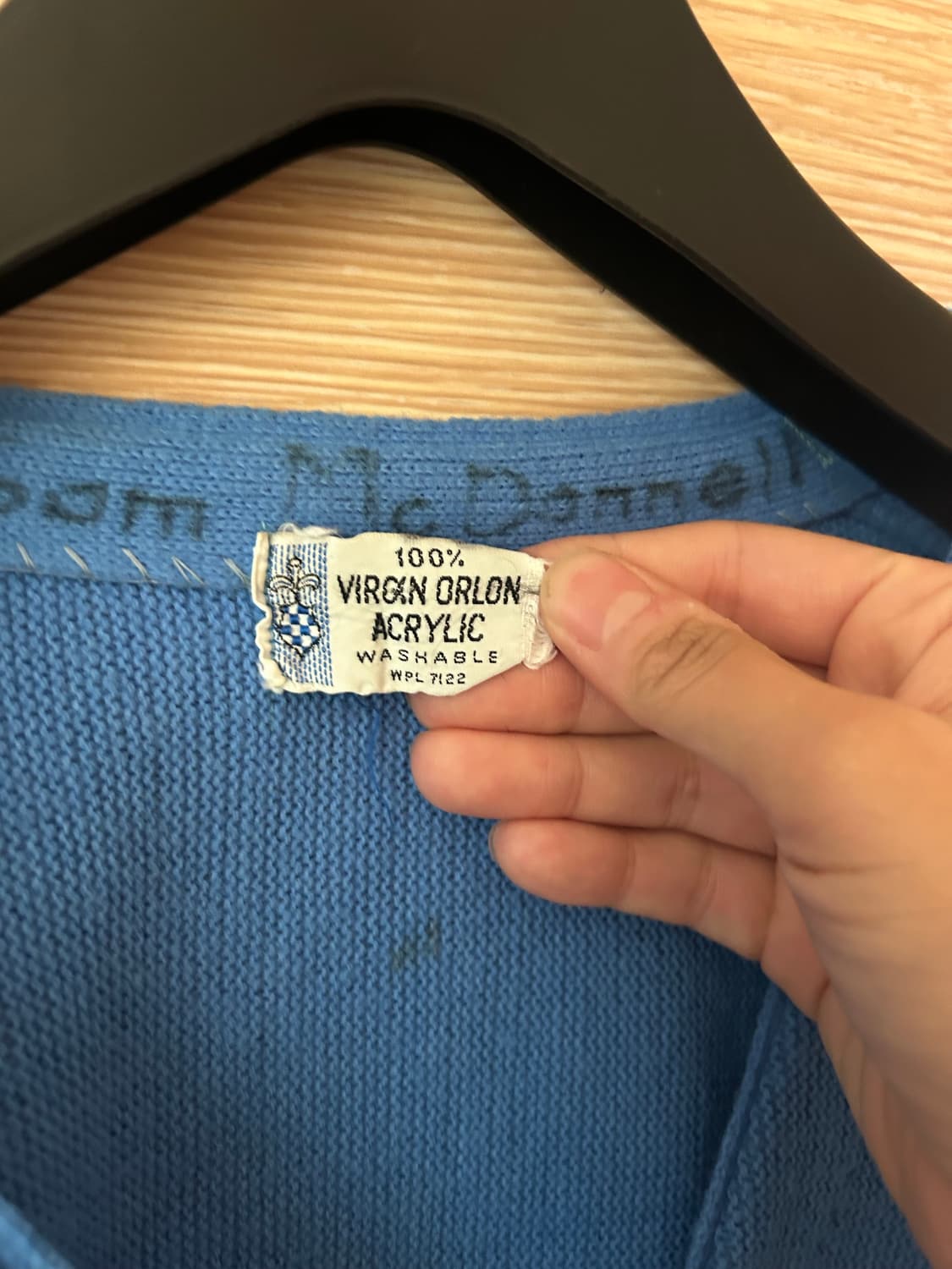 USA 빈티지 아크릴 니트 가디건 상품이미지2