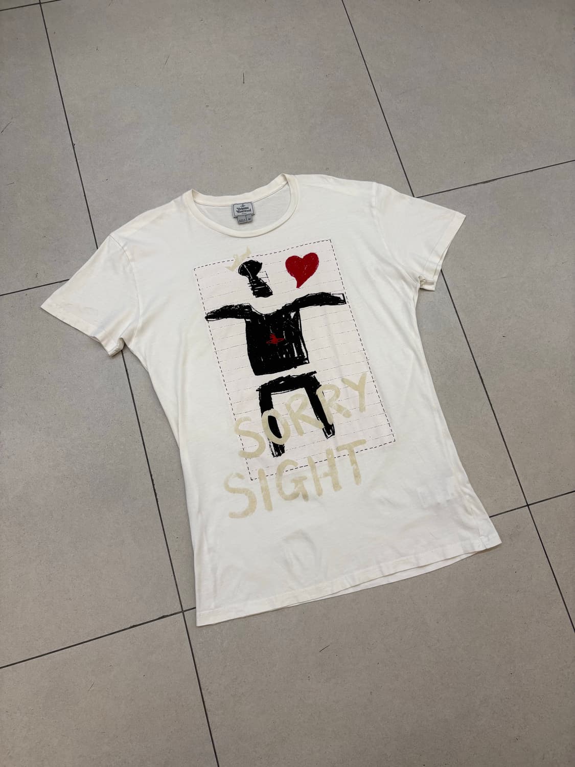 비비안 웨스트우드 sorry sight 티셔츠 상품이미지2