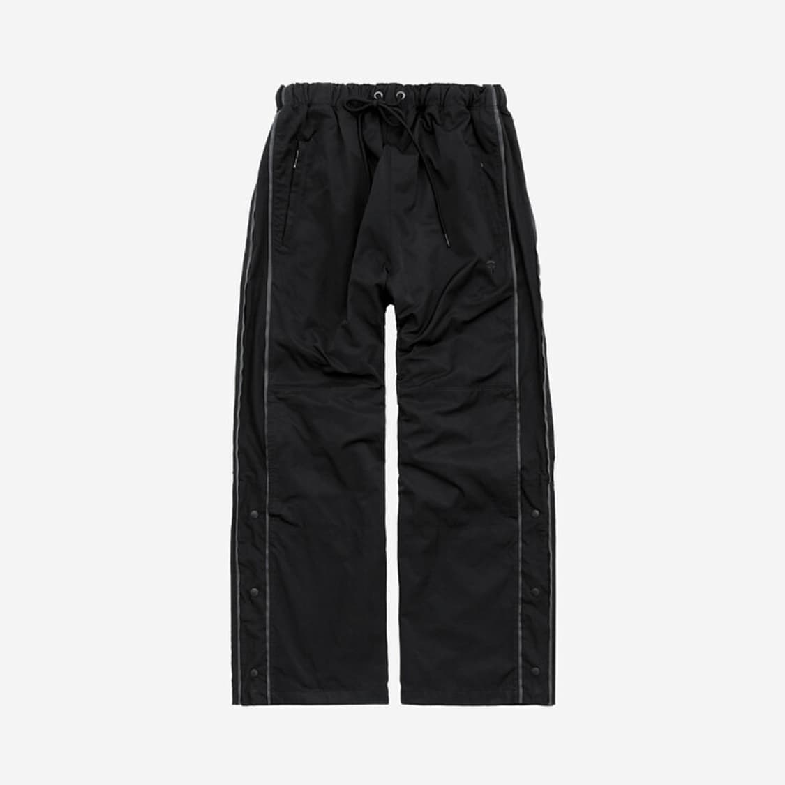 [3] 폴리테루 1011 트랙 팬츠 트리플 블랙 스냅 버젼 상품이미지1