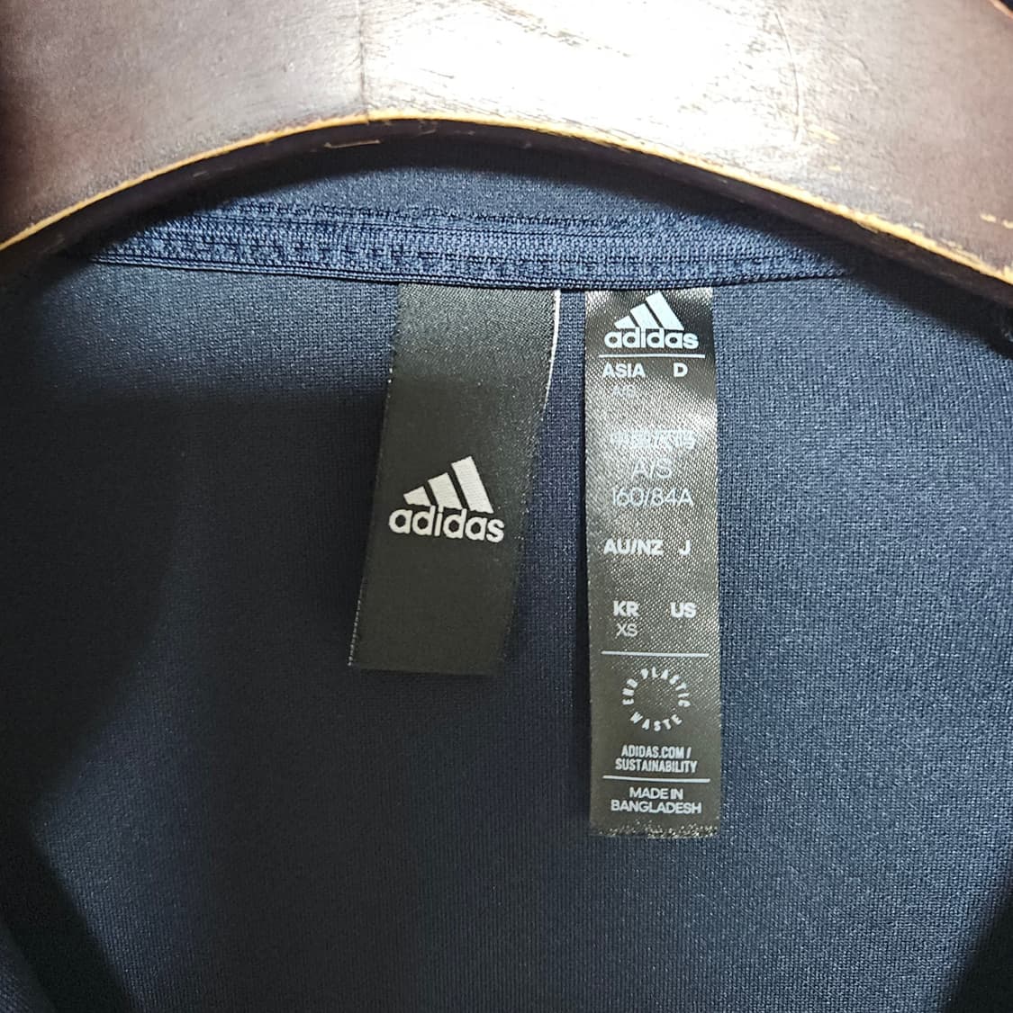아디다스 에어로레디 트랙탑 져지 네이비 (85/XS) 상품이미지7