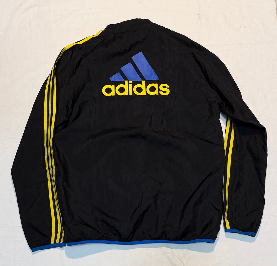 아디다스 21-22 맨유 아이콘 바람막이 블랙 상품이미지4