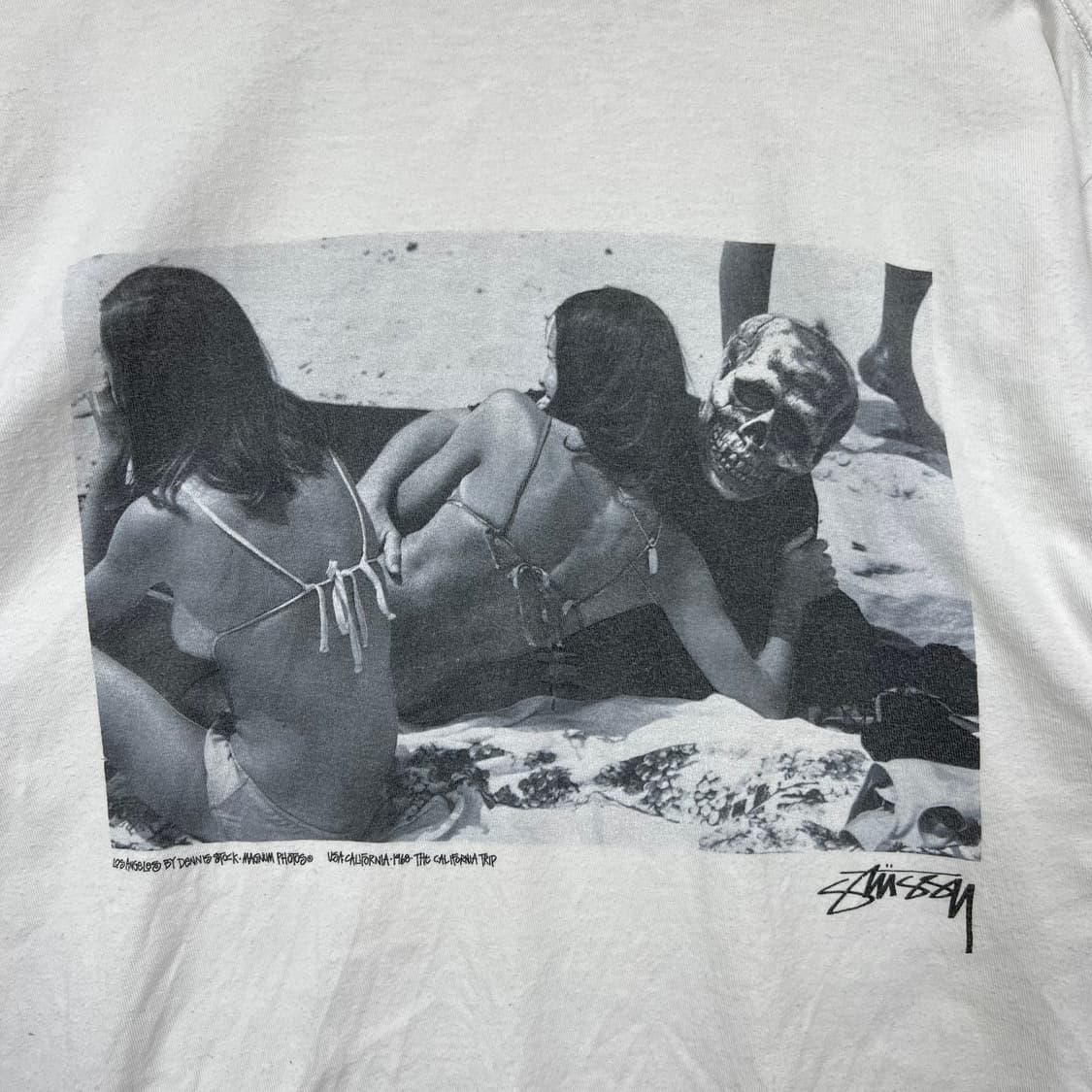 Stussy 스투시 캘리포니아 스컬 비키니걸 반팔티 상품이미지2