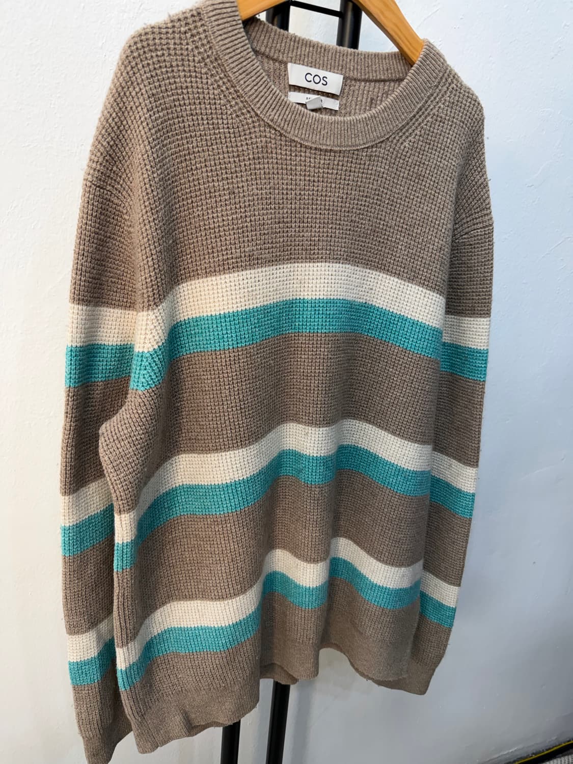 정품) COS 코스 남성 스트라이프 니트 스웨터 XL 상품이미지2