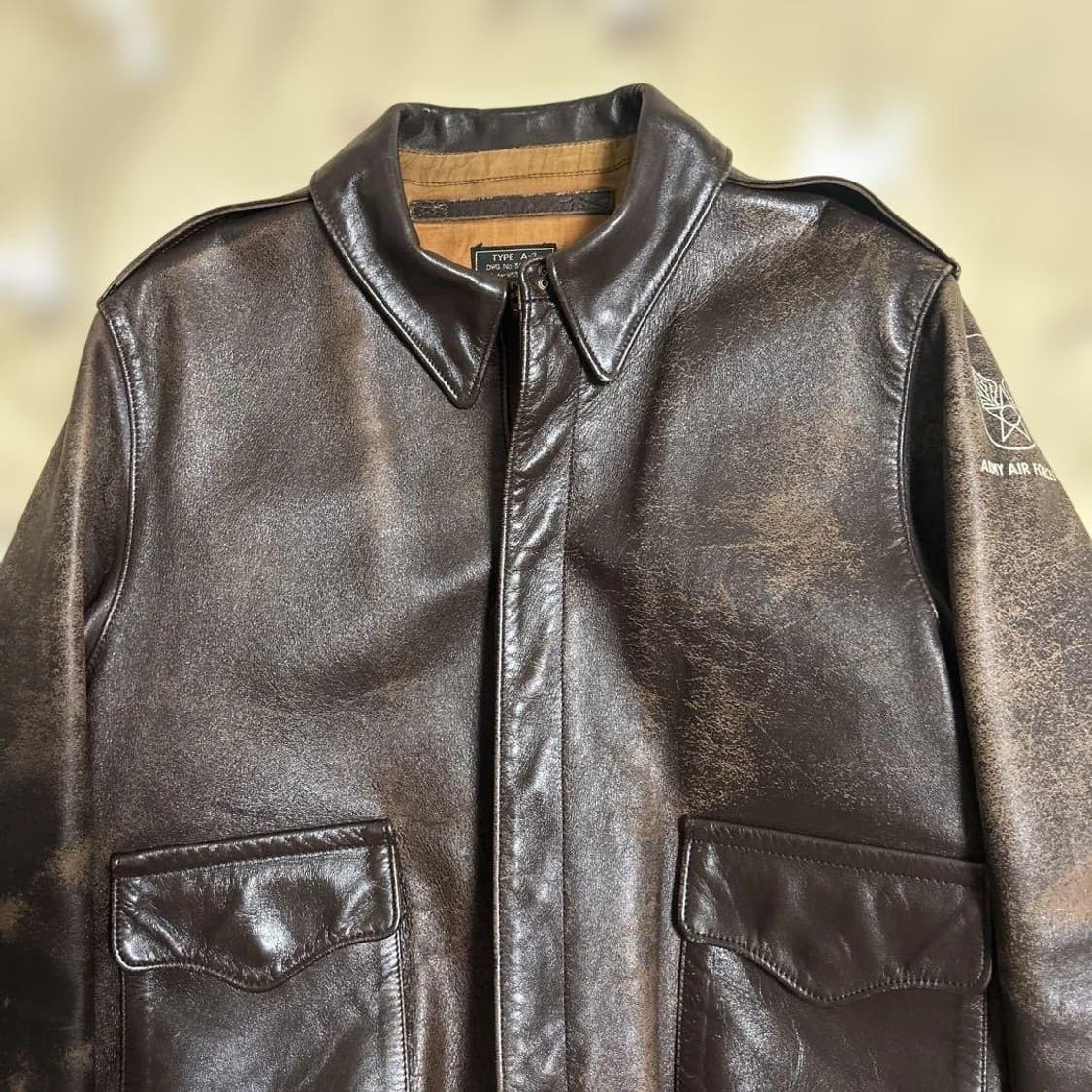 (38) 버즈릭슨 a-2 가죽자켓 상품이미지1