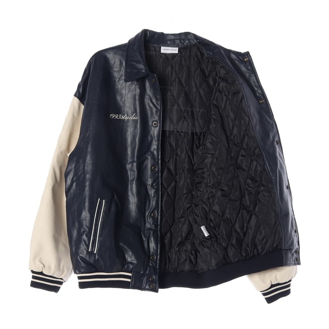 1993 스튜디오 레자 배색 바시티 자켓 F 상품이미지2