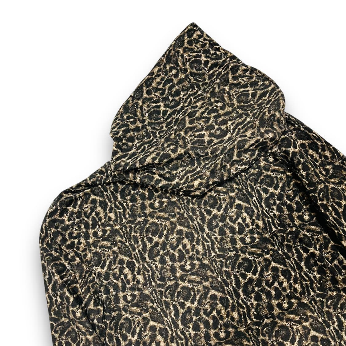 로엔 00s 레오파드 패턴 로고 스컬 링 후디 집업 상품이미지6