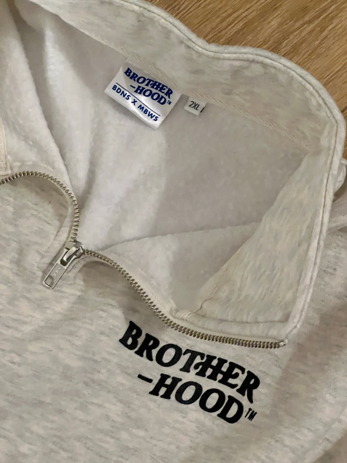 빠더너스 모베러웍스 하프집업 맨투맨 (2XL) 상품이미지3