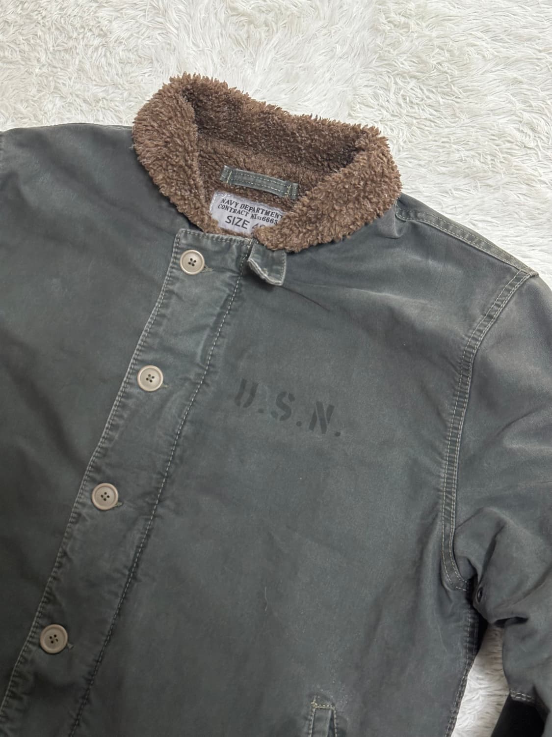 USN 덱자켓 스타일 양털 자켓 40 상품이미지2