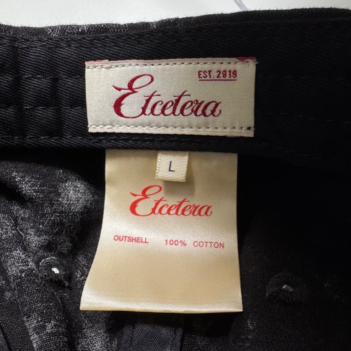 ETCE NEW VISION 워싱 볼캡 상품이미지4