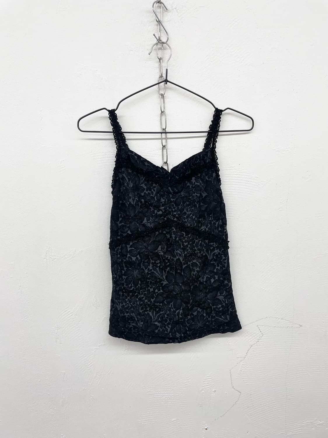 블랙 오리엔탈 레이스 슬립 상품이미지4