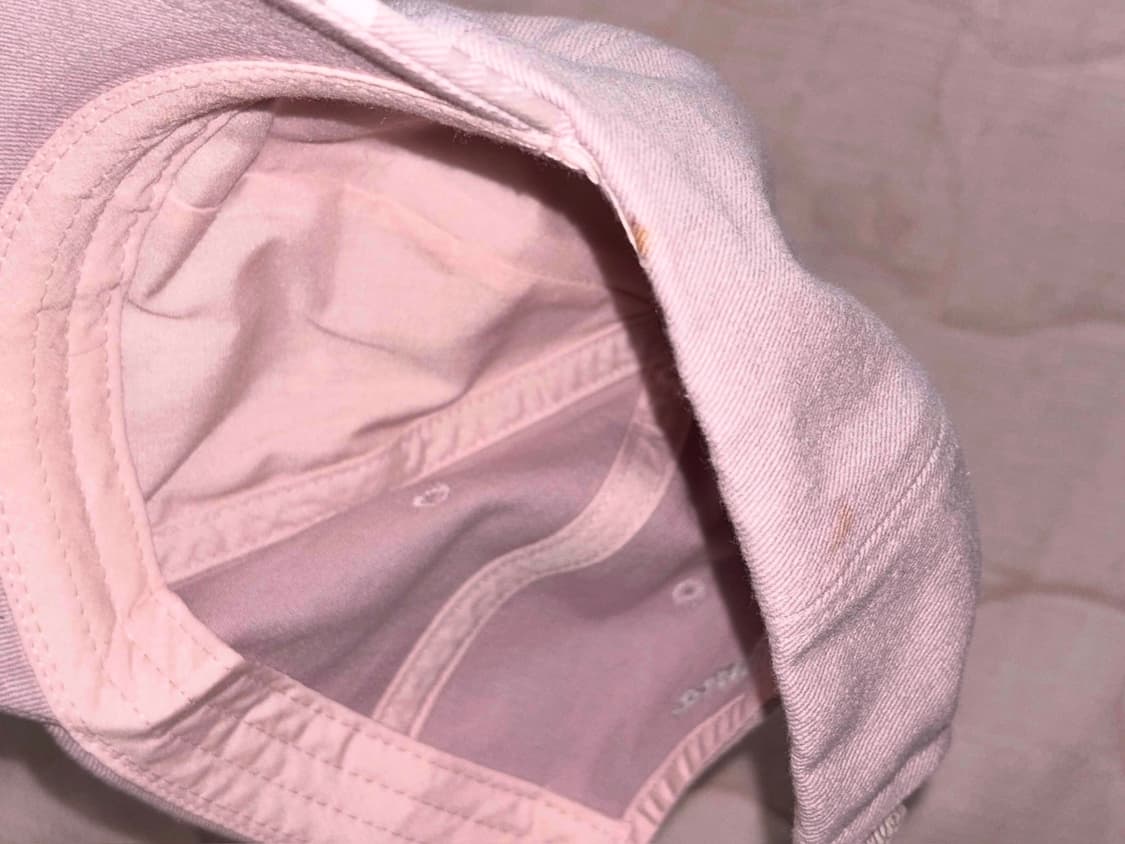 허그유어스킨 코리락쿠마 핑크 볼캡 모자 상품이미지2