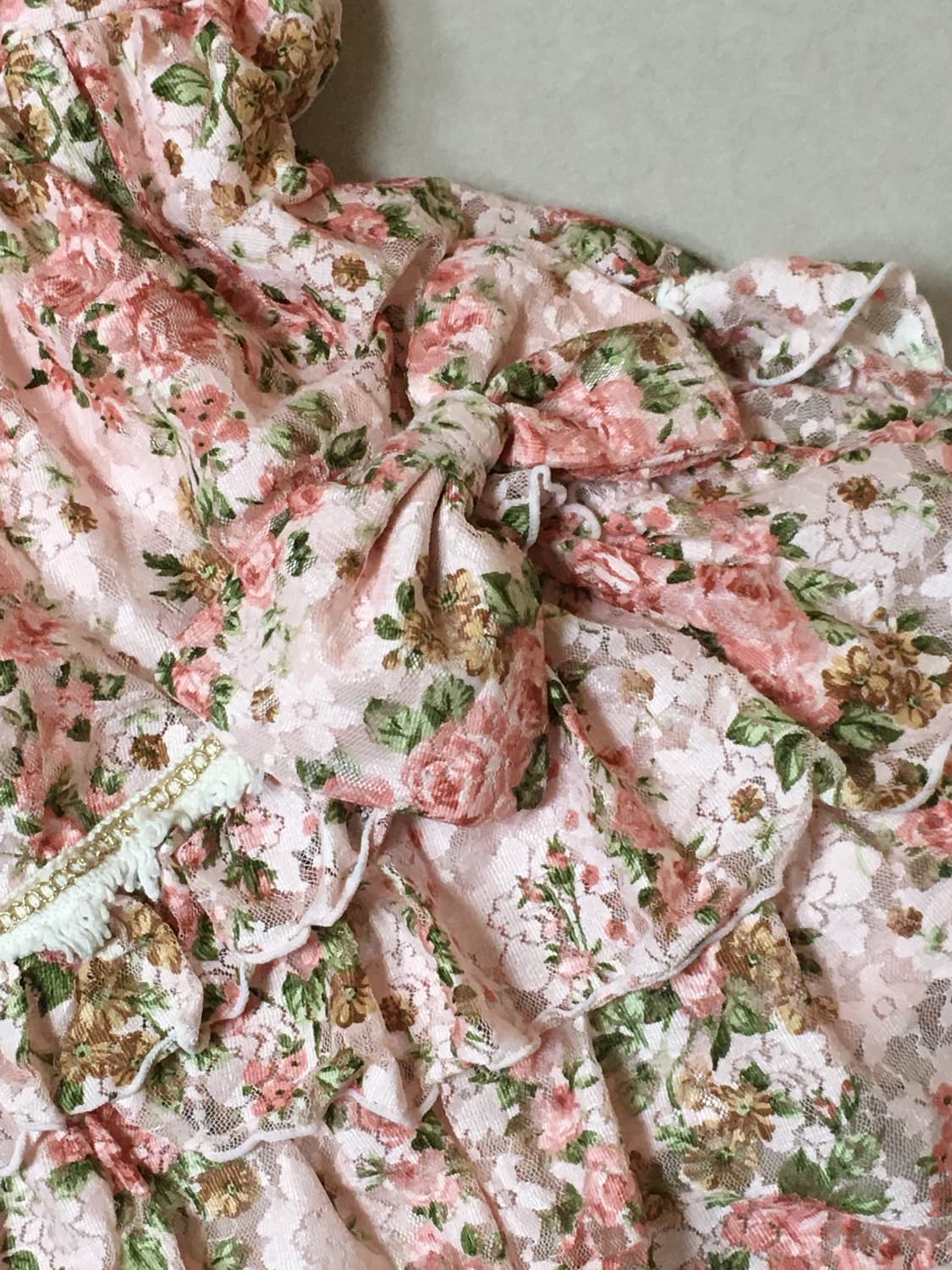 [판매/교환] 리즈리사 고전 플로럴 꽃 캐미솔 원피스 히메 갸루 러블리 상품이미지2