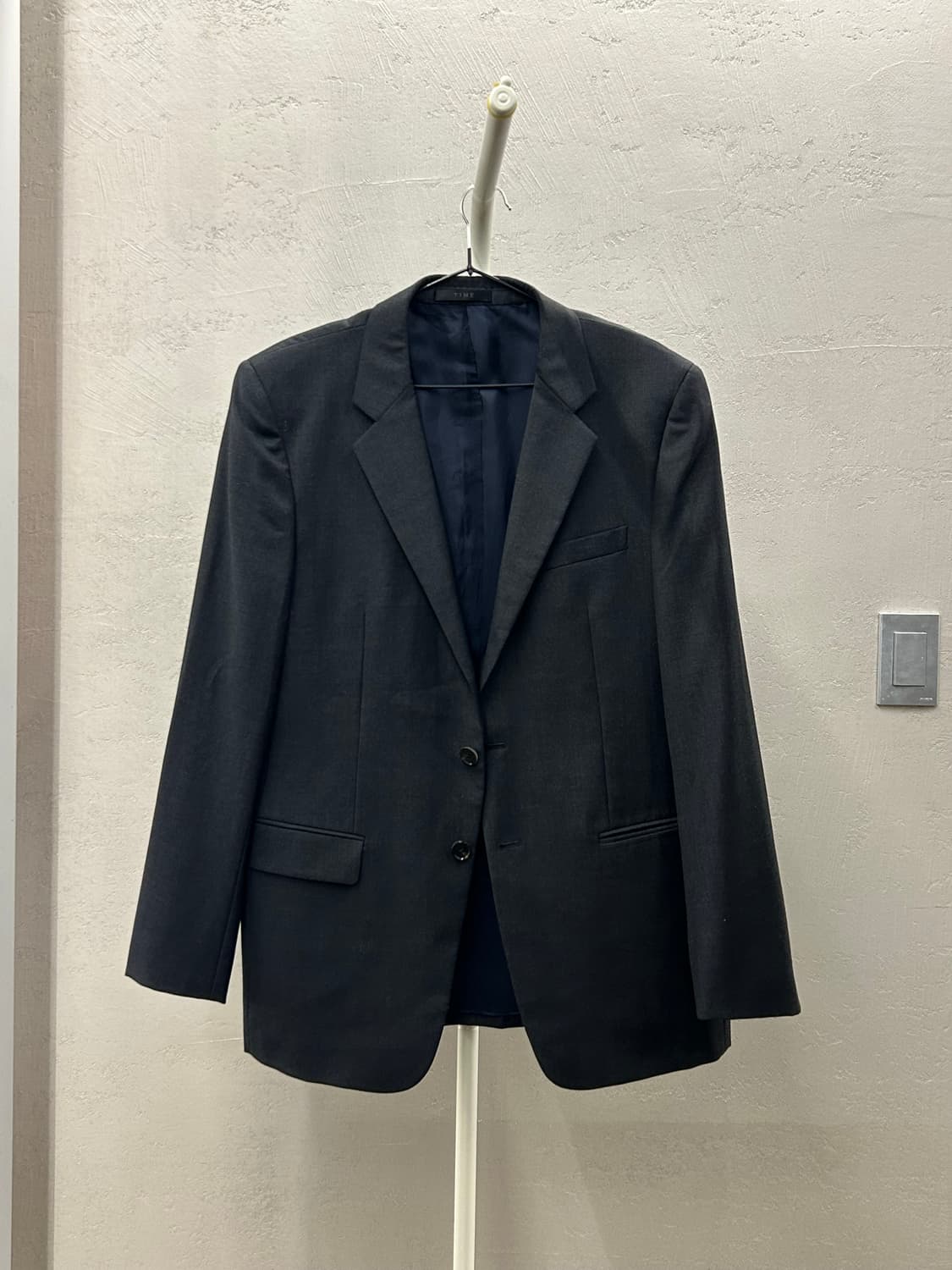 TIME 남성 정장 세트 셋업 블랙 상품이미지3