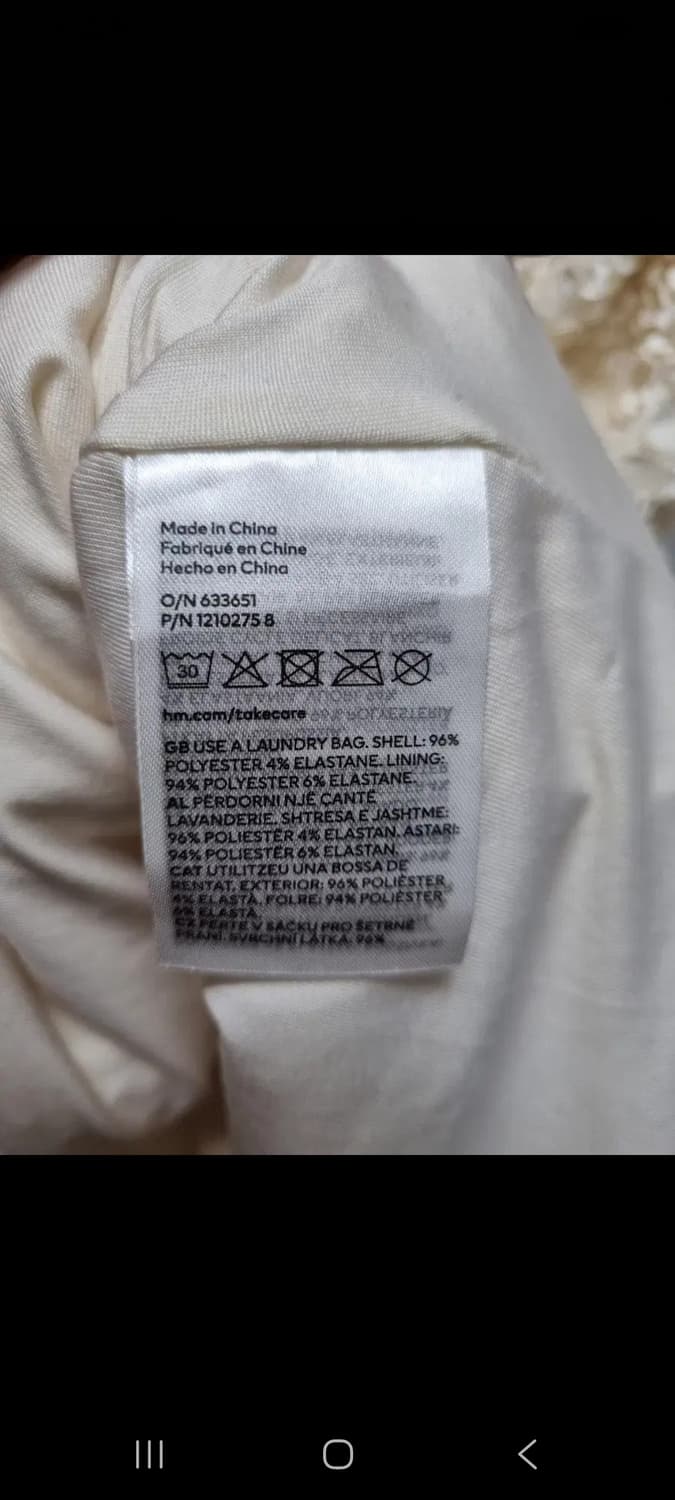 (새상품)에이치앤엠 스팽글 원피스 상품이미지8