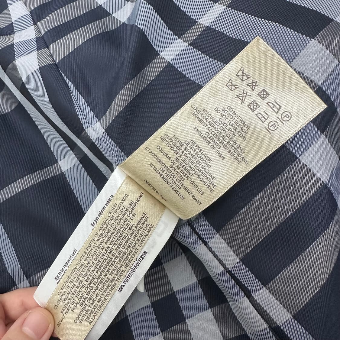 BURBERRY 버버리 여성 트렌치 코트 네이비 S 상품이미지10