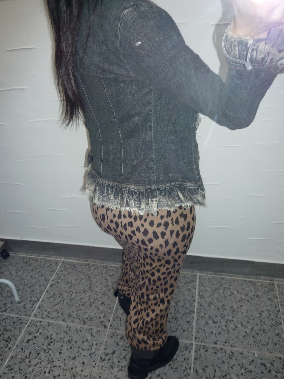 leopard long banding skirt 상품이미지3