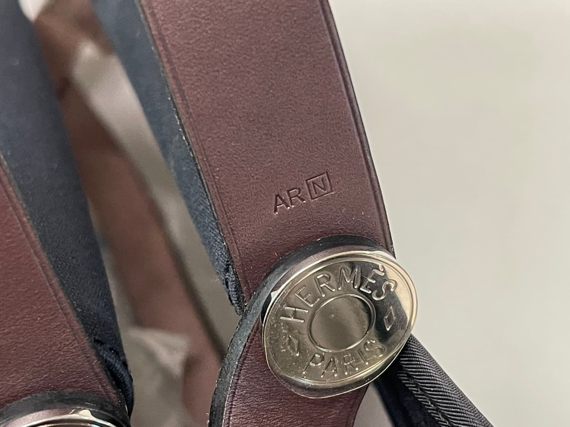 에르메스 Cabag 꺄백 토일 블랙 GM 캔바스 토트백 숄더백 상품이미지4