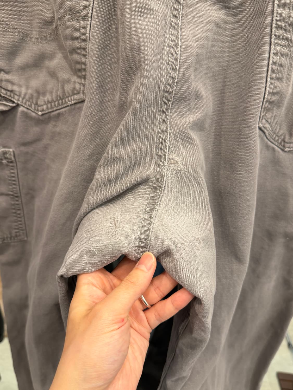 Carhartt 칼하트 디스트레스드 빈티지 카펜터 워크 팬츠 (39) 상품이미지9