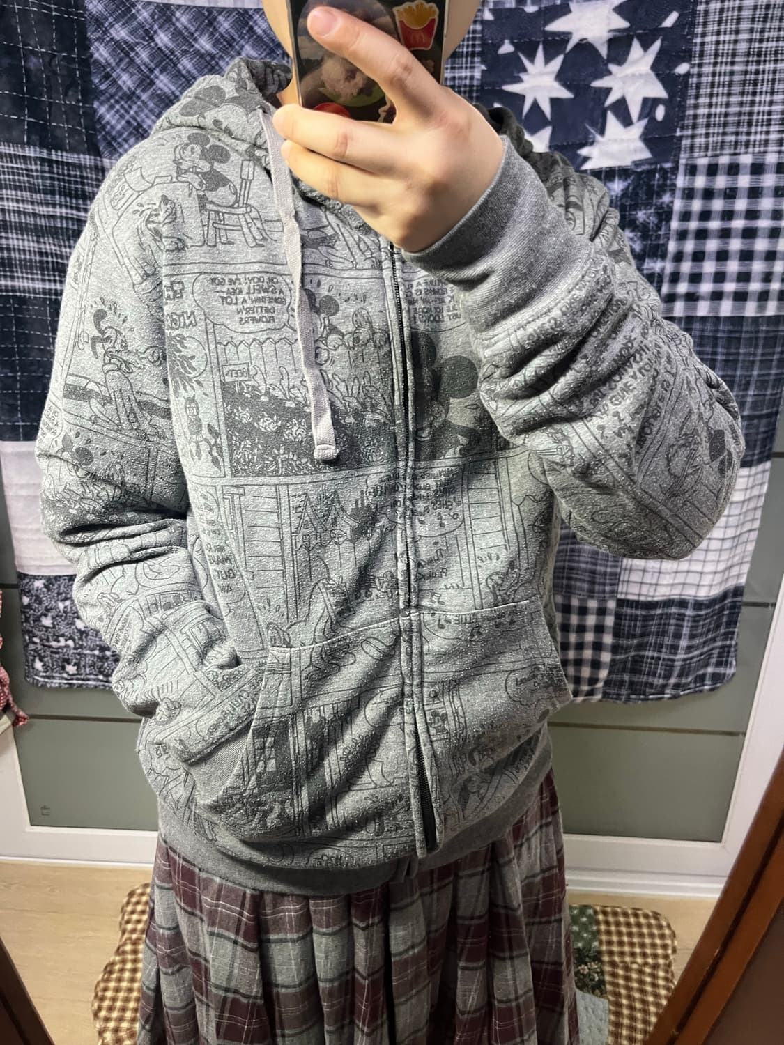 디즈니 코믹스 프린트 후드집업 상품이미지2