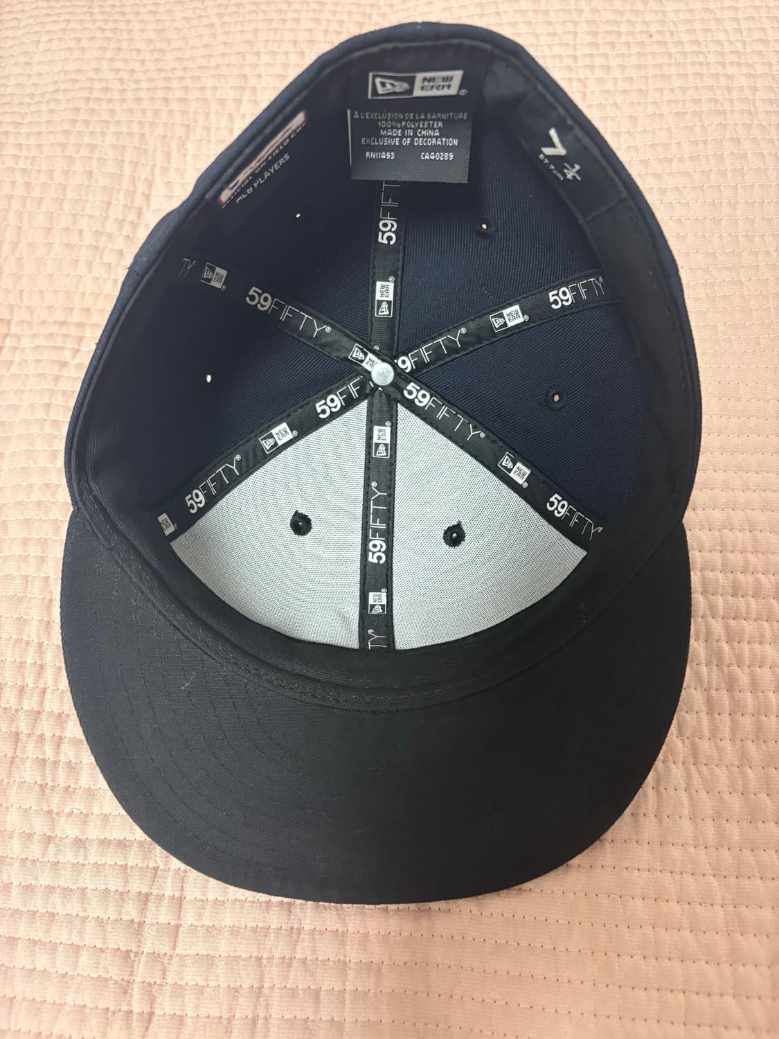 뉴에라 59피프티 MLB 어센틱 뉴욕 양키스 게임 네이비 상품이미지4